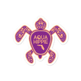 Aqua Hippie Tortuga Decal